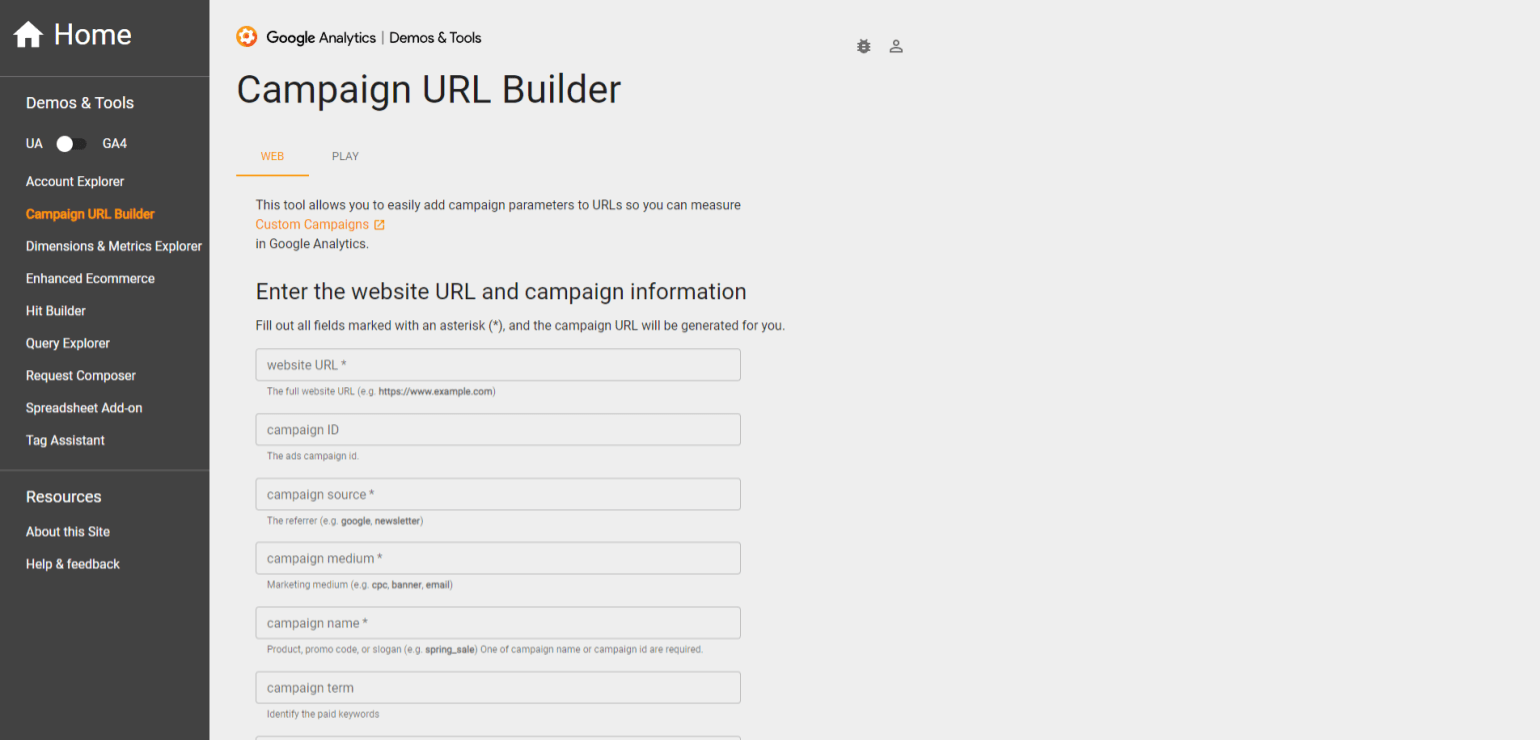 Campaign URL Builder