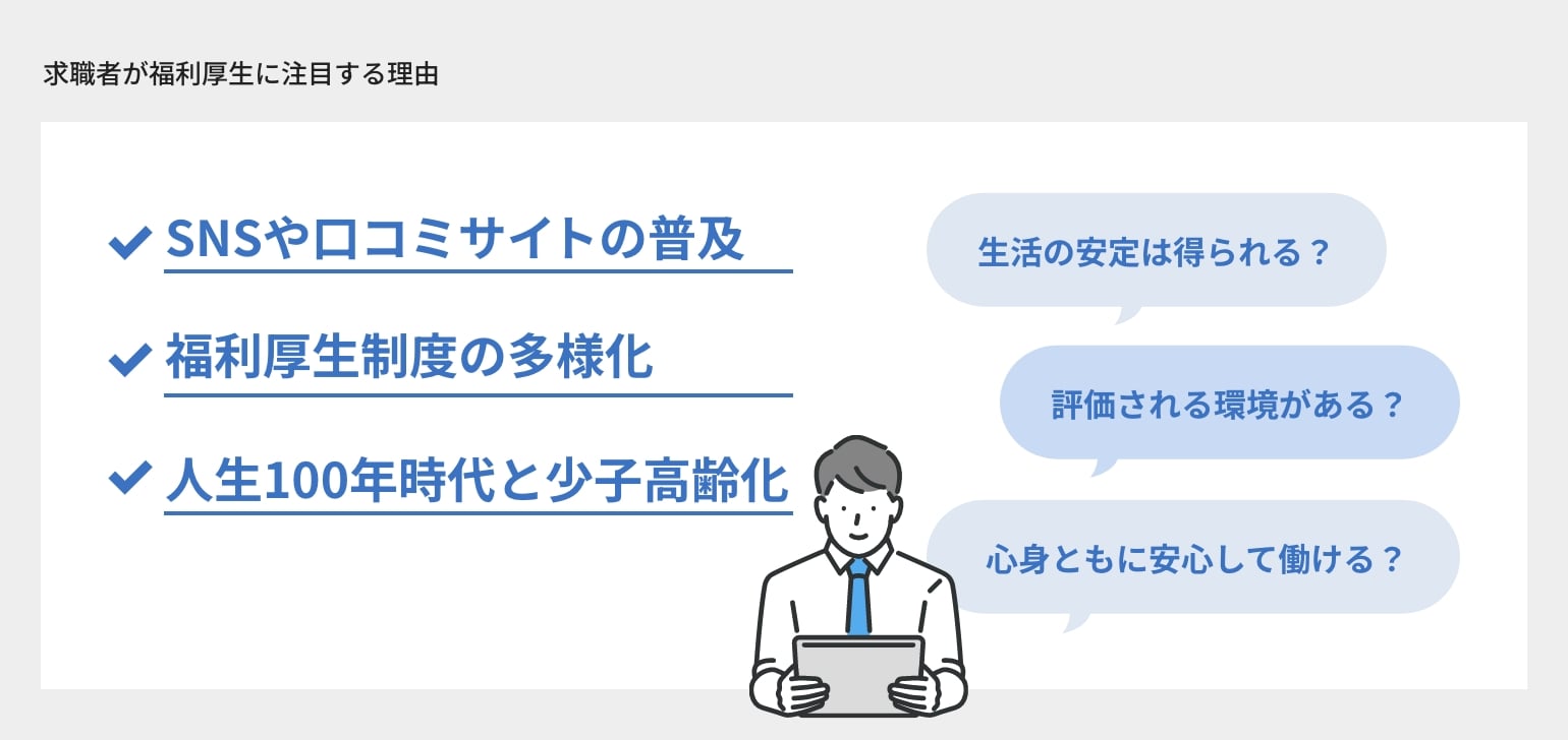 求職者が福利厚生に注目する理由