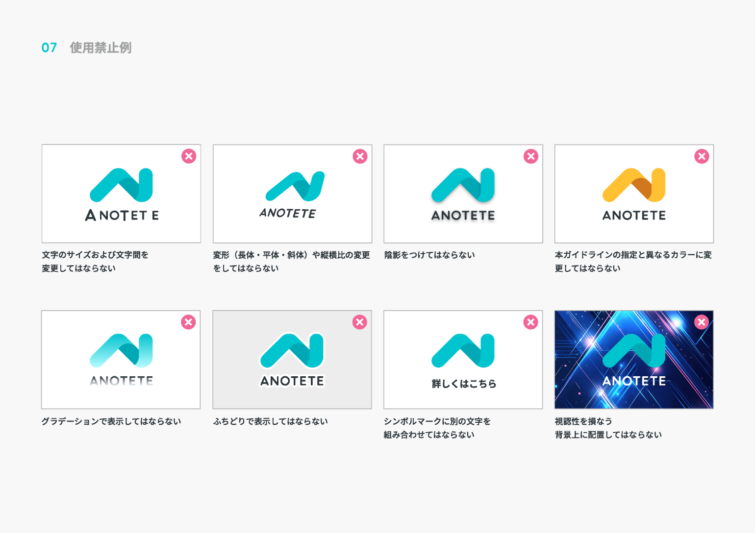 使用禁止例