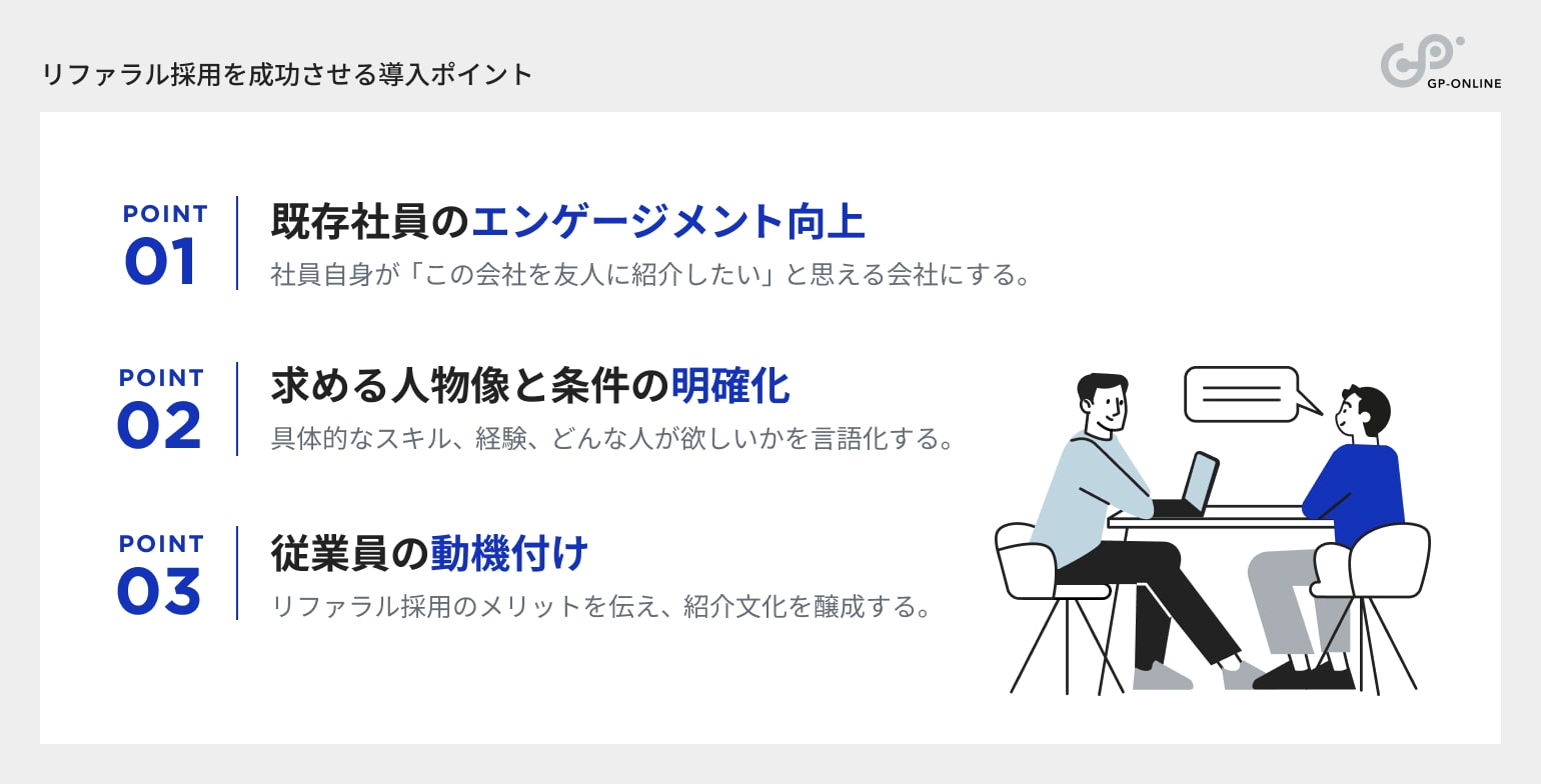 リファラル採用を成功させる導入ポイント