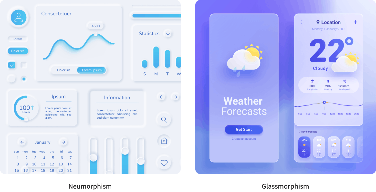 質感を用いたデザイン
