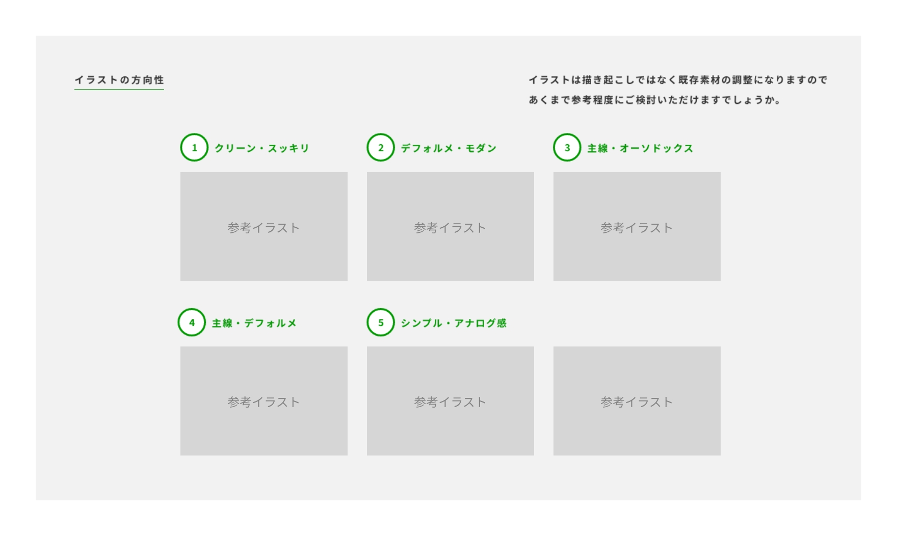イラスト方向性資料
