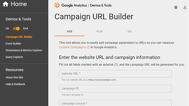 Campaign URL Builder